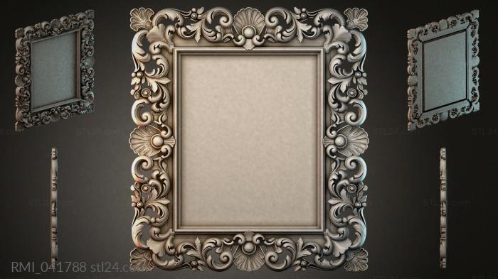 Рамы декоративные, обрамления (RMI_041788) 3D модель для ЧПУ станка