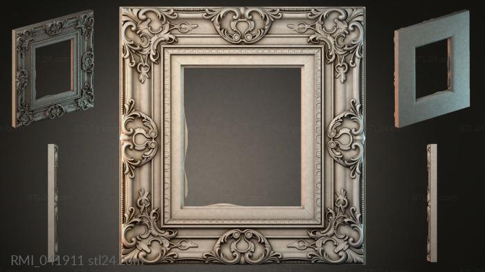Рамы декоративные, обрамления (RMI_041911) 3D модель для ЧПУ станка