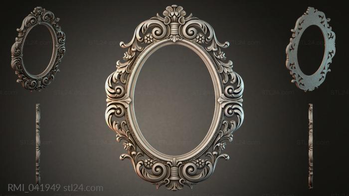 Рамы декоративные, обрамления (RMI_041949) 3D модель для ЧПУ станка