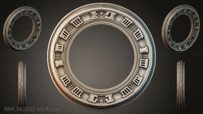 Рамы декоративные, обрамления (RMI_043222) 3D модель для ЧПУ станка