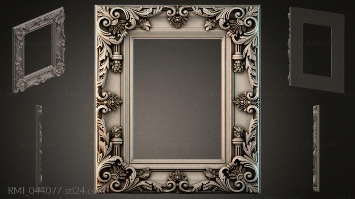 Рамы декоративные, обрамления (RMI_044077) 3D модель для ЧПУ станка