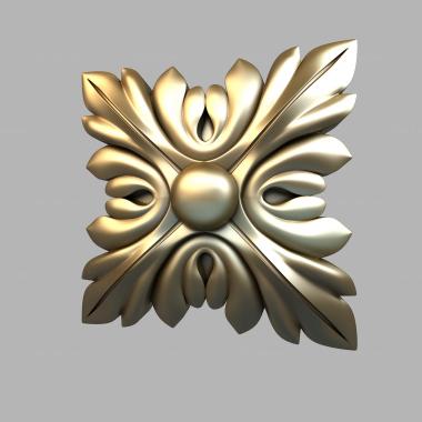 Rozette (, RZ_1231) 3D models for cnc