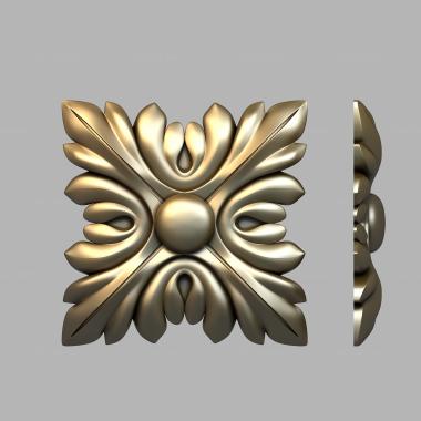 Rozette (, RZ_1231) 3D models for cnc