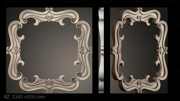 Rozette (RZ_1343) 3D models for cnc