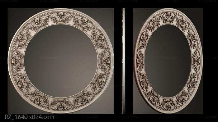 Rozette (RZ_1640) 3D models for cnc