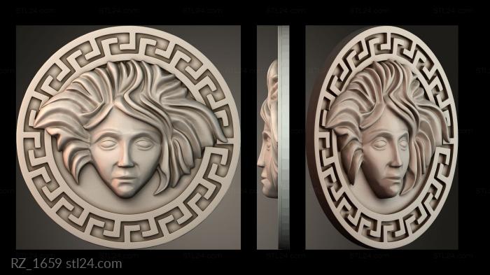 Rozette (RZ_1659) 3D models for cnc