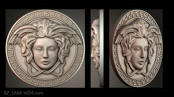 Rozette (RZ_1664) 3D models for cnc