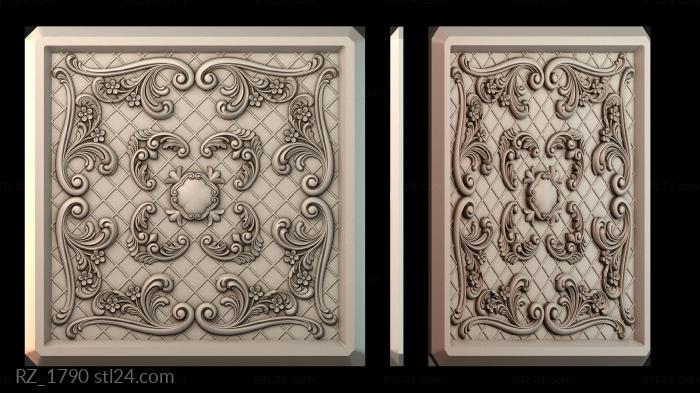 Rozette (RZ_1790) 3D models for cnc