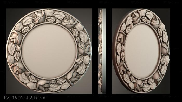 Rozette (RZ_1901) 3D models for cnc