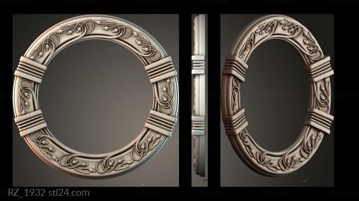 Rozette (RZ_1932) 3D models for cnc