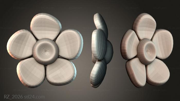 Rozette (RZ_2026) 3D models for cnc