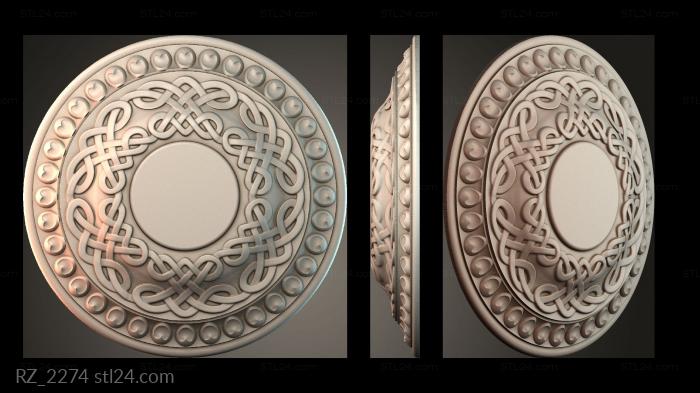 Rozette (RZ_2274) 3D models for cnc