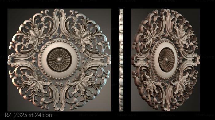 Rozette (RZ_2325) 3D models for cnc