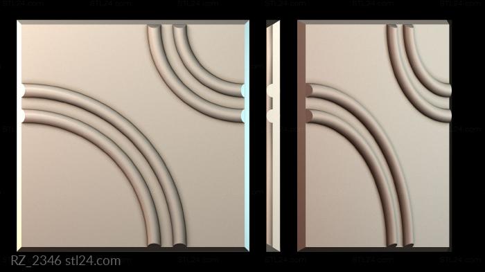 Rozette (RZ_2346) 3D models for cnc