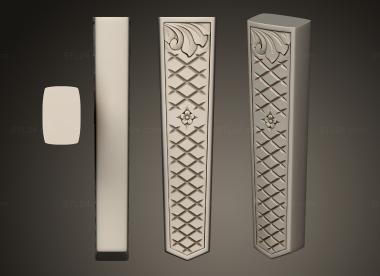 Handle (Knife handle 7, RKT_0025) 3D models for cnc