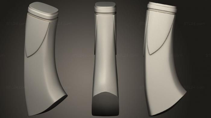 Рукоятки (Рукоять ножа9, RKT_0028) 3D модель для ЧПУ станка
