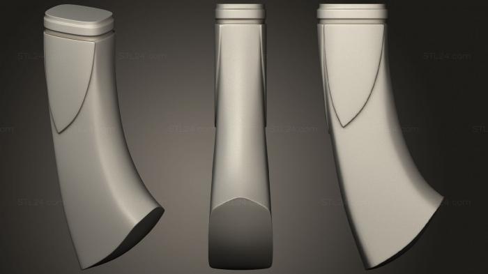 Рукоятки (Рукоять ножа9, RKT_0029) 3D модель для ЧПУ станка