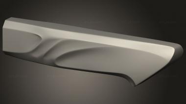 Handle (Knife handle, RKT_0038) 3D models for cnc