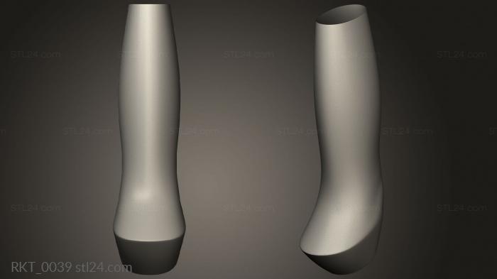 Handle (The handle is simple, RKT_0039) 3D models for cnc