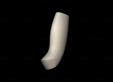 Handle (The handle is simple, RKT_0039) 3D models for cnc