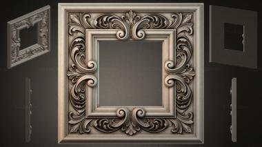 Round decor, rosettes RZI_004856 3d model