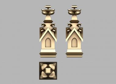 Finial (, SHS_0065) 3D models for cnc