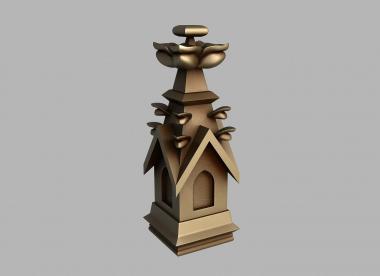 Finial (, SHS_0065) 3D models for cnc