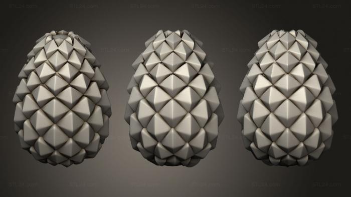 Finial (Cedar cone, SHS_0077) 3D models for cnc