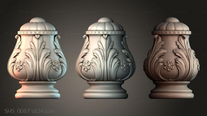 Finial (SHS_0087) 3D models for cnc