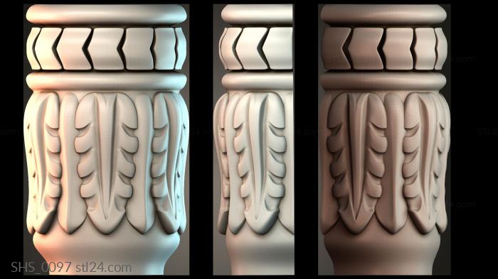 Finial (SHS_0097) 3D models for cnc