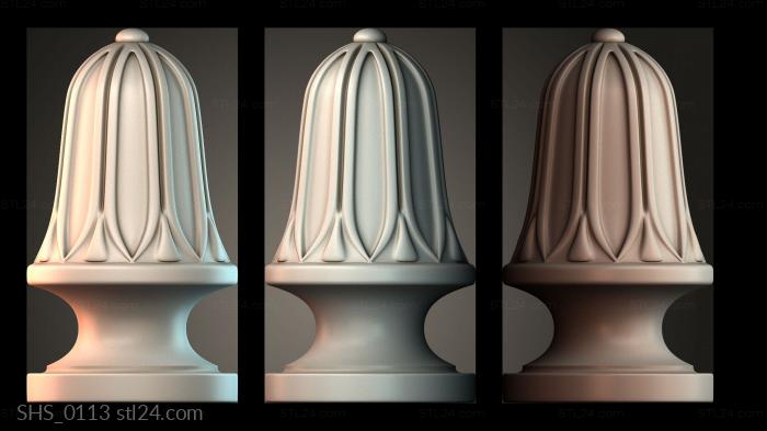 Finial (SHS_0113) 3D models for cnc