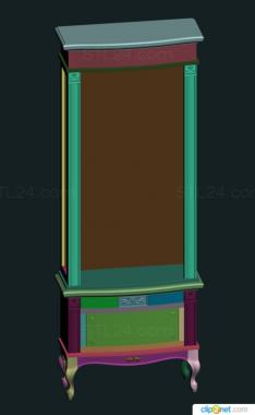 Cupboard (Sideboard, SHK_0154) 3D models for cnc