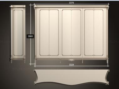 Cupboard (Wardrobe, SHK_0171) 3D models for cnc