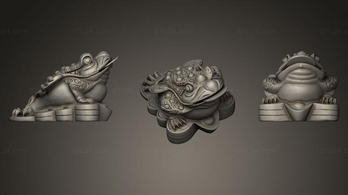 Geometric shapes (Exquisite Frog Ornament Sculpture, SHPGM_0029) 3D models for cnc