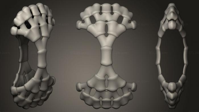 Geometric shapes (Monster Skeleton 6, SHPGM_0075) 3D models for cnc