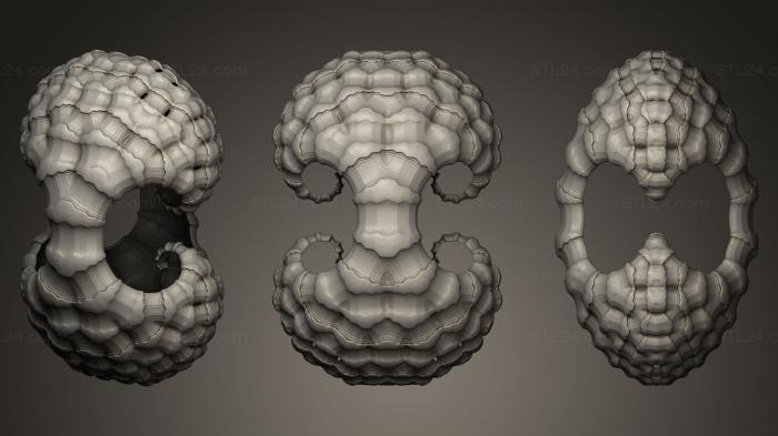 Geometric shapes (Monster Skeleton 7, SHPGM_0076) 3D models for cnc