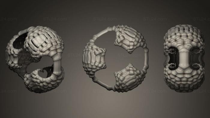 Geometric shapes (Monster Skeleton 12, SHPGM_0080) 3D models for cnc