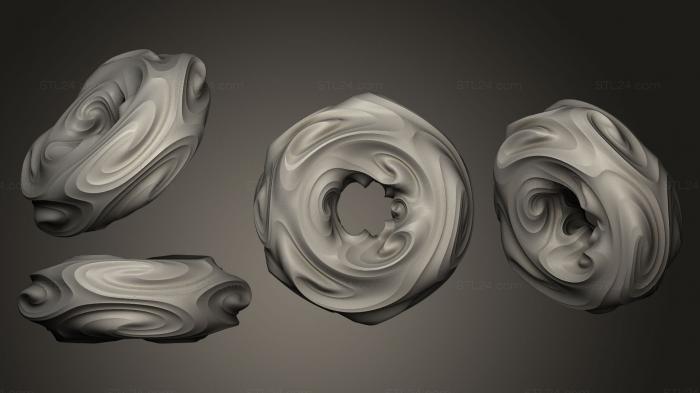 Geometric shapes (Shader Dough Full Ring, SHPGM_0097) 3D models for cnc