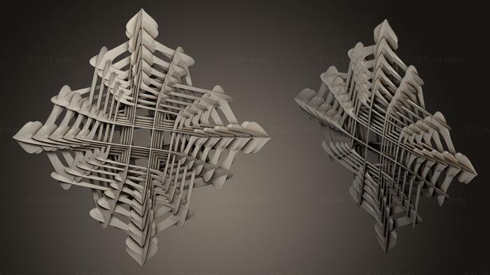 Geometric shapes (Hither Yon And Back, SHPGM_0128) 3D models for cnc