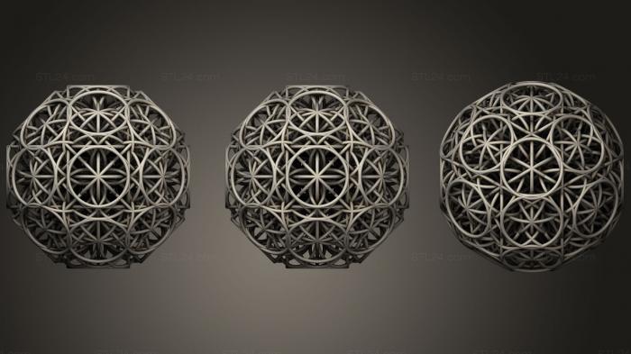 Geometric shapes (Alpha Core King Fusion, SHPGM_0260) 3D models for cnc