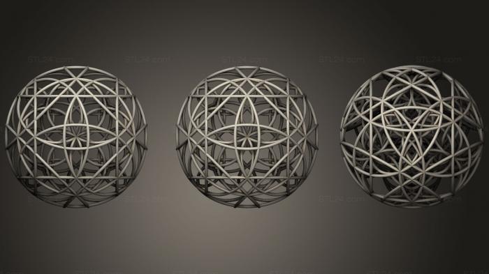 Формы геометрические (Куб темный мужской 2x 6d, SHPGM_0355) 3D модель для ЧПУ станка