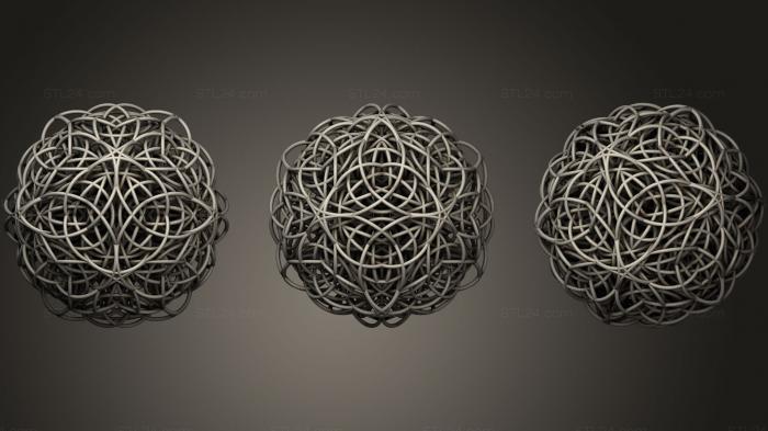 Geometric shapes (Fusion Aka Death Metal Darkcrystal, SHPGM_0444) 3D models for cnc