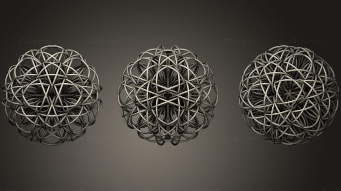 Geometric shapes (Fusion Dark Crystal Gen Water 10 D Air, SHPGM_0454) 3D models for cnc
