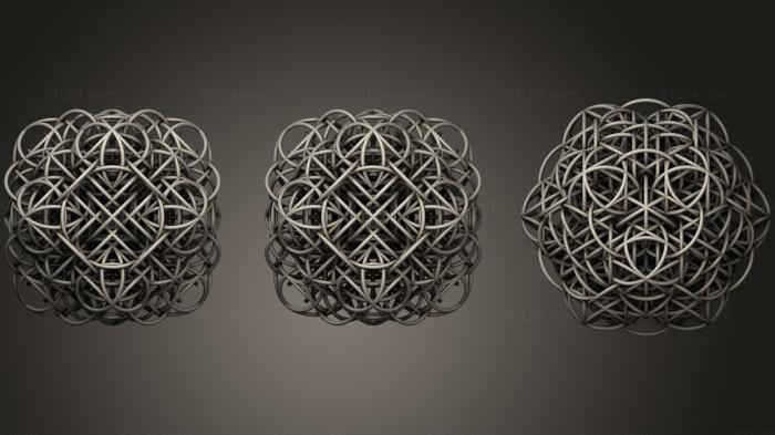 Geometric shapes (Fusion Mind Complete, SHPGM_0466) 3D models for cnc