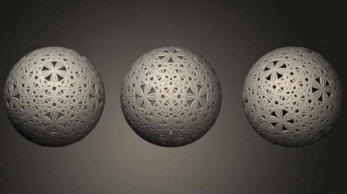 Geometric shapes (Life Aether 6d Stable, SHPGM_0558) 3D models for cnc