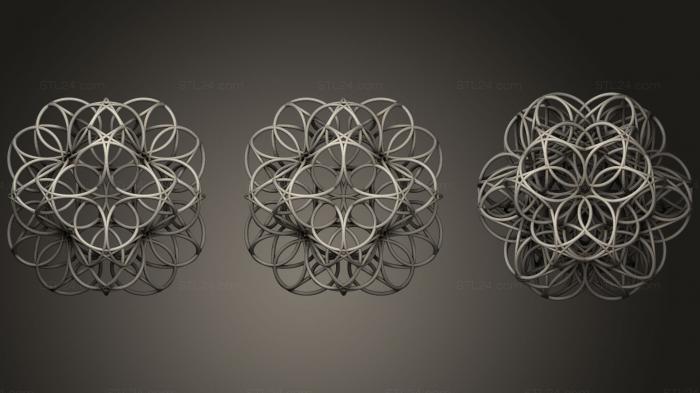 Geometric shapes (Life Aether Radiation Stable, SHPGM_0562) 3D models for cnc
