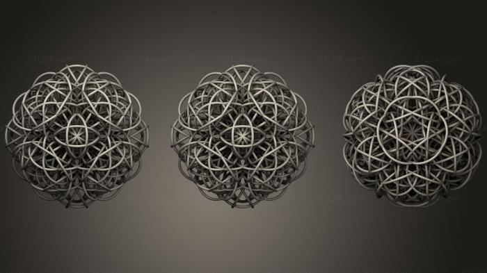 Geometric shapes (Life Fusion Core DNA Stable, SHPGM_0580) 3D models for cnc