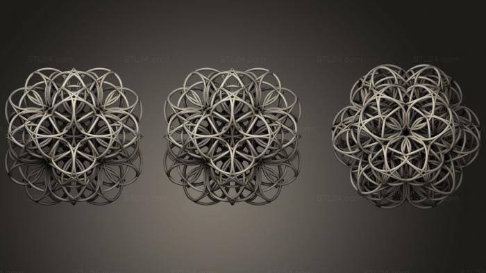 Geometric shapes (Life Fusion Dark Aether Stable, SHPGM_0582) 3D models for cnc