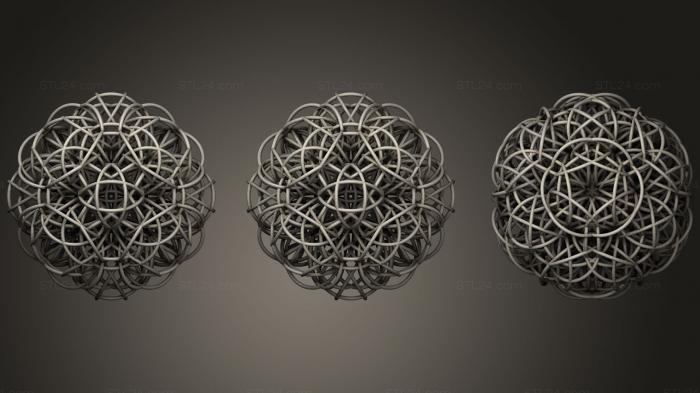 Geometric shapes (Life Fusion Dark DNA Stable, SHPGM_0583) 3D models for cnc