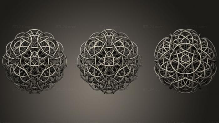 Geometric shapes (Life Fusion Spark DNA Stable, SHPGM_0592) 3D models for cnc